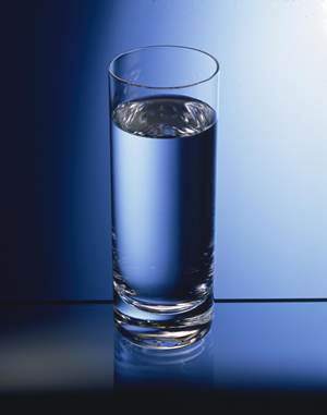 glass of water