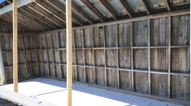 dugout interior