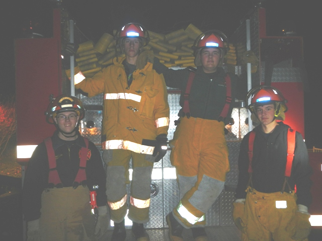 Night training on truck