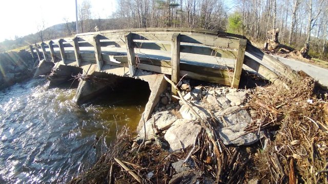 high water under bridge