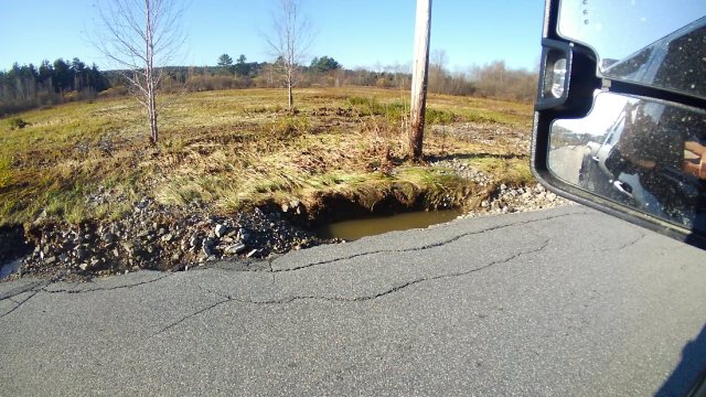 flooded ditch