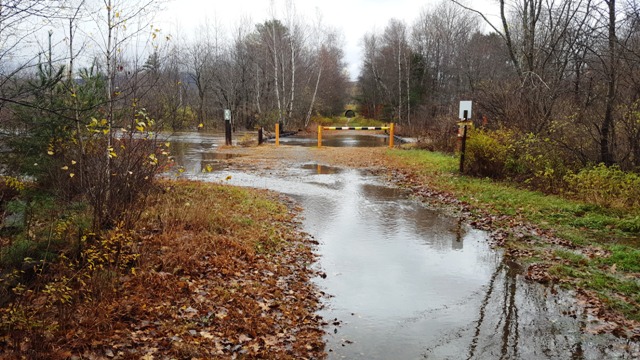 water near Rail Trail System