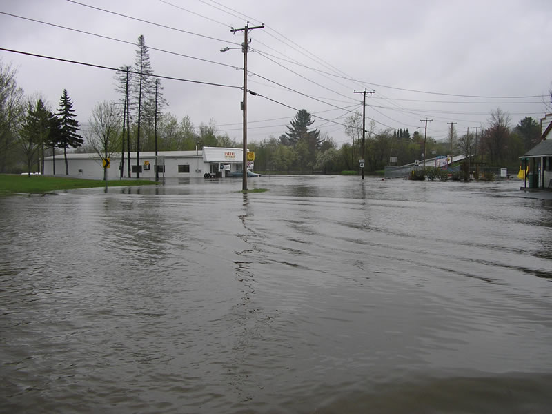 flooding over common