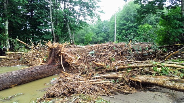 log jam