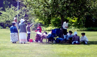 students learning about animals in colonial times