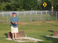 horseshoe pit at Williams Field