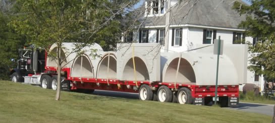 cast concrete for bridge culvert