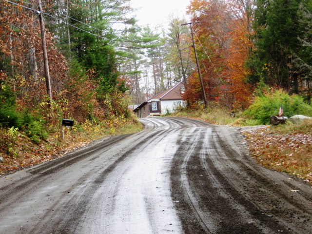 reclaimed dirt road