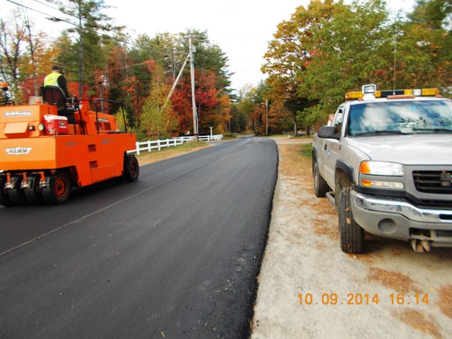 paving on Goose Pond Rd