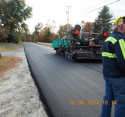 paving on Goose Pond Rd