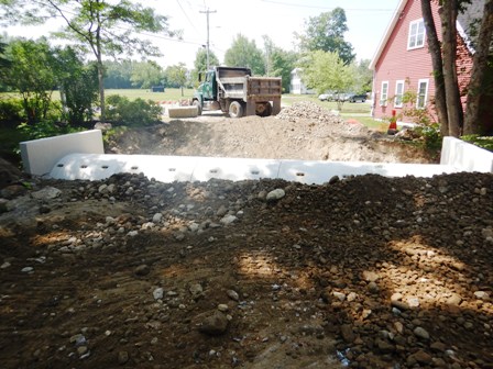 culvert getting buried