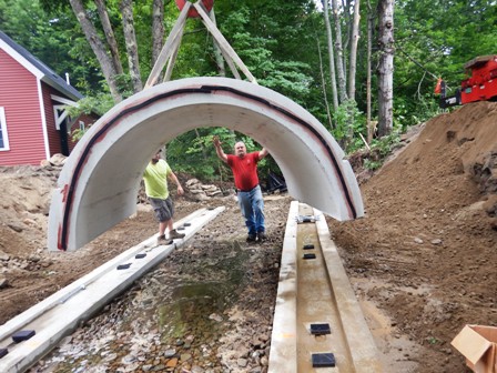 culvert near base