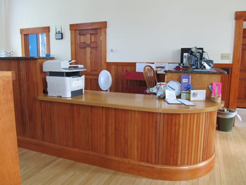 new library circulation desk