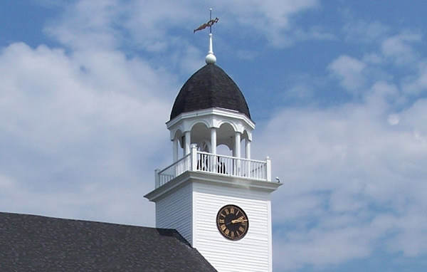 completed and restored bell tower