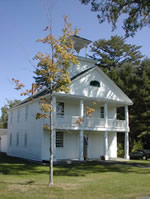 Newly painted museum building.