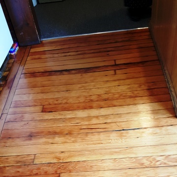 wooden floor