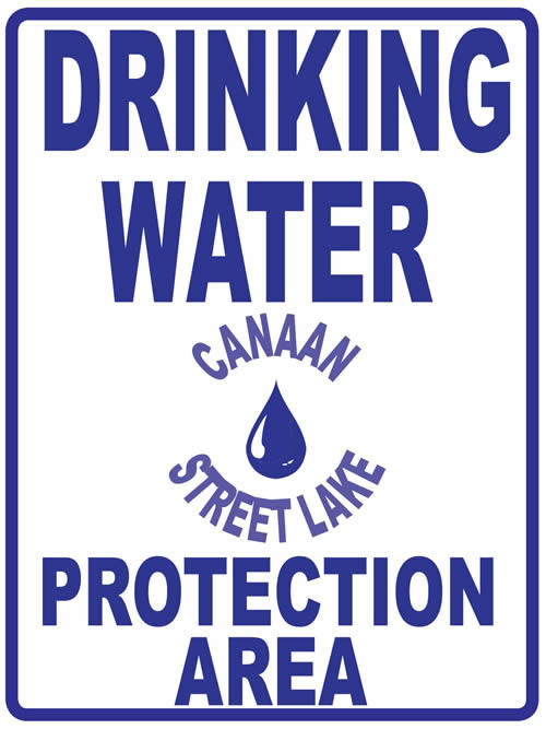 protection area sign