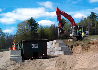 installation of live floor at Transfer Station