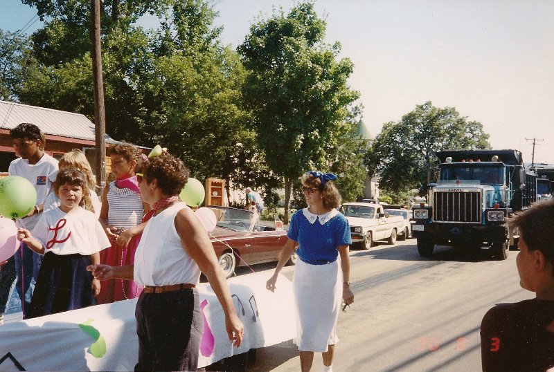 woman dressed in 50's attire