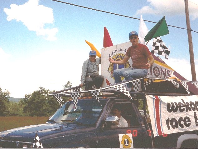 Lion's Club Motor Cross parade float