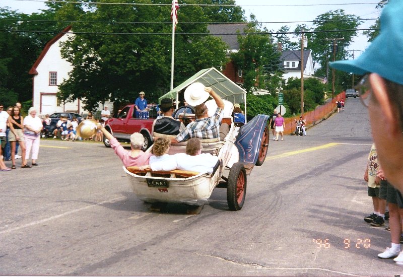 Leaping Lena car