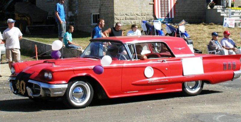 classic thunderbird car