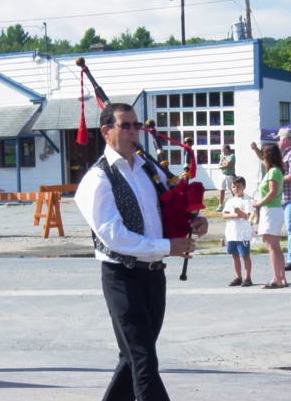 bag pipe player