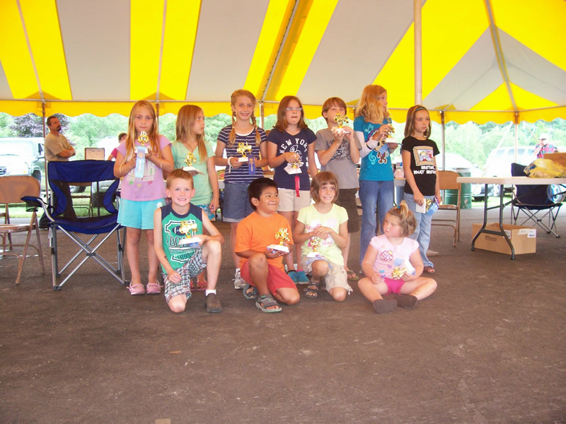kids' tractor pull winnners