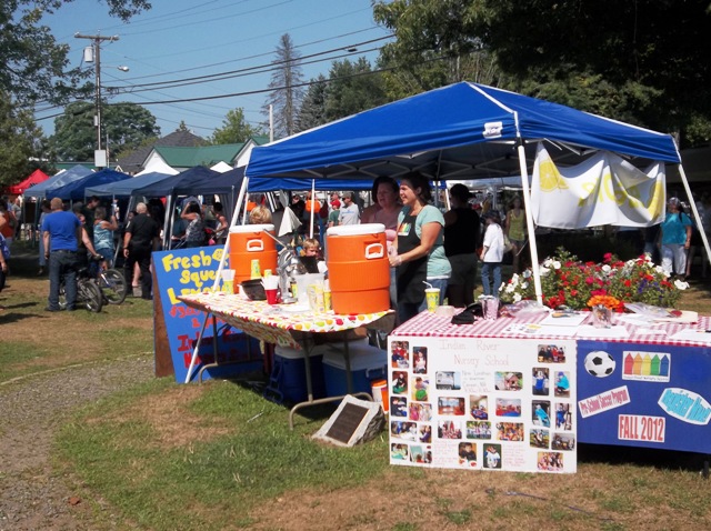 vendor booth offering drinks