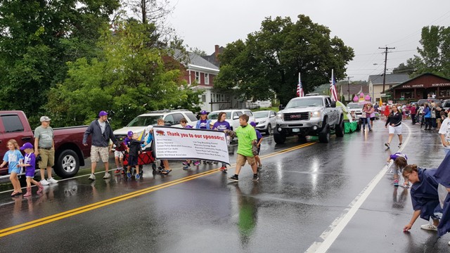 line of parade entries